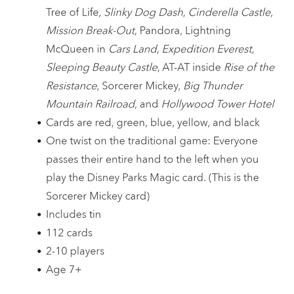 NWT Disney Parks Mickey And Friends UNO card game - Picture 7 of 7